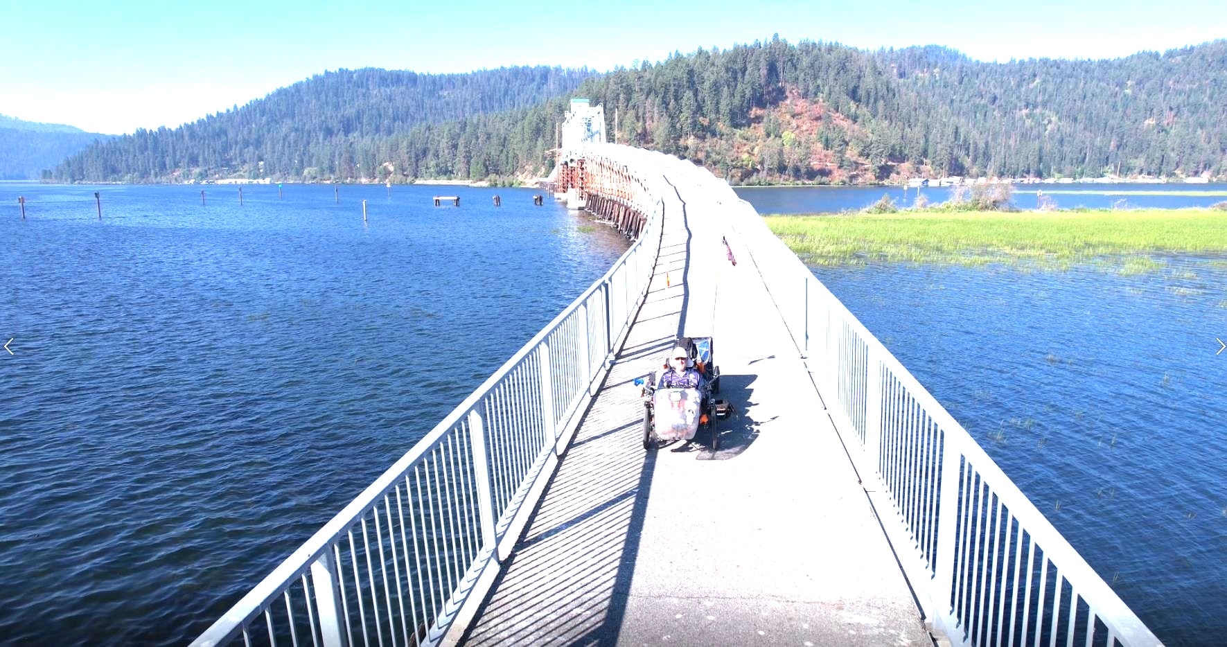 Bridge on the ride route